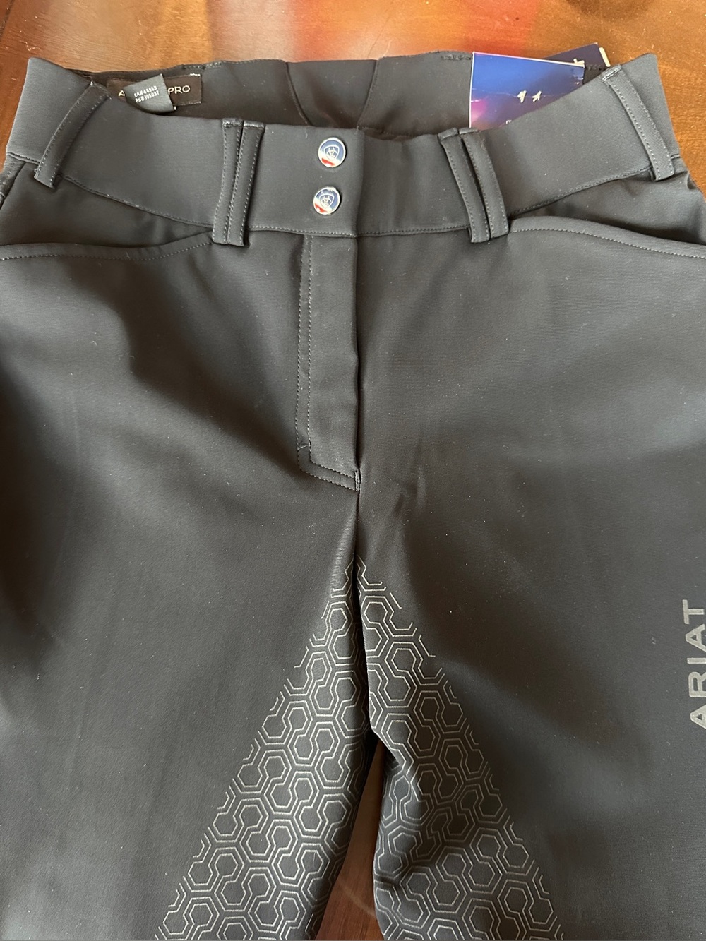 NWT Ariat Pro Series Equestrian Riding Full Seat Breech Pants, Tri Factor Grip